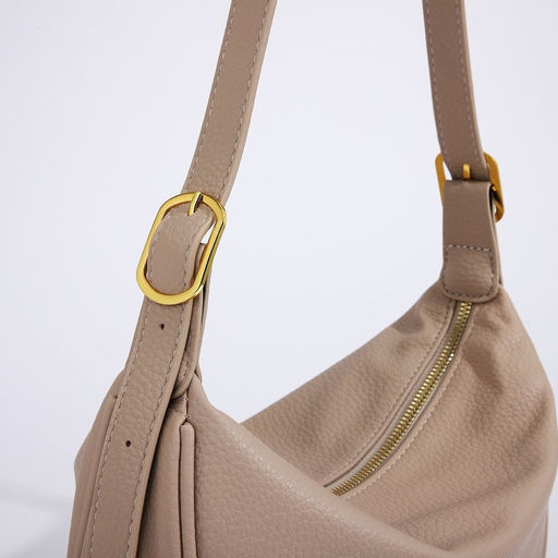Сумка-багет на молнии, цвет бежевый - Simaland фото 4