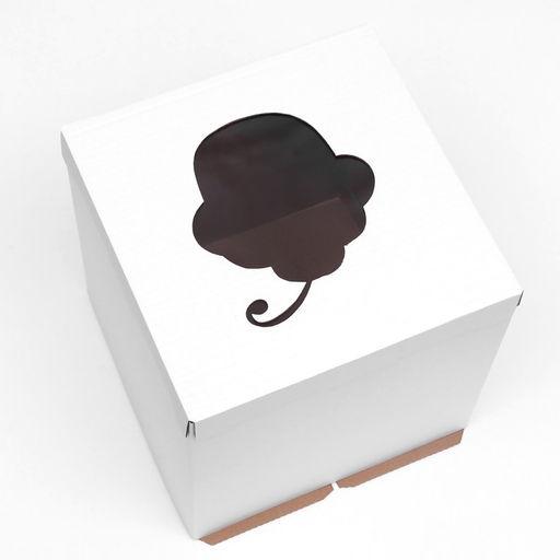 Коробка под торт с окном, Пироженка, белая, 30 х 30 х 30 см - UPAK LAND фото 4