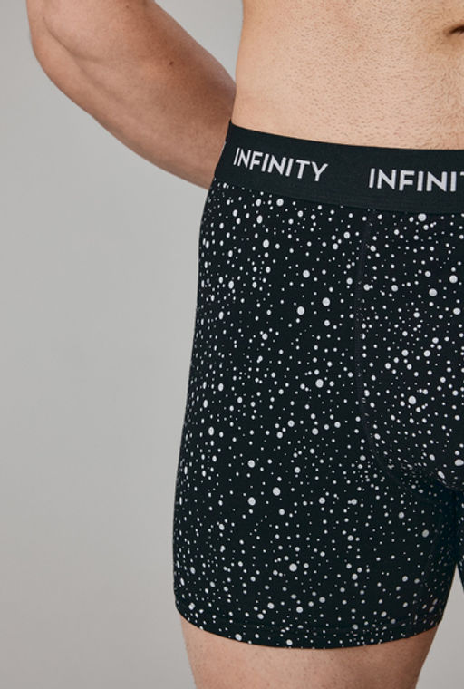 Infinity / Набор из 3 шт Трусы удлиненные боксер муж Roberto серый принт - Infinity Lingerie фото 6