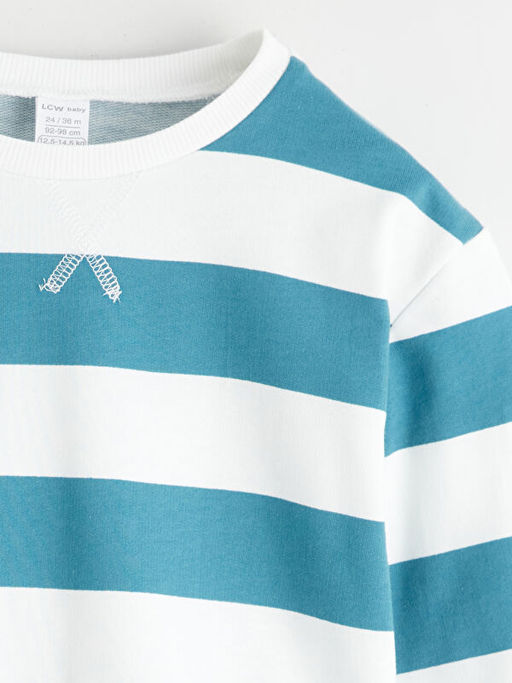 Bisiklet Yaka Erkek Bebek Sweatshirt ve E?ofman Alt?