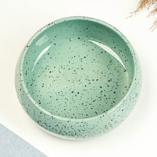 Судок для запекания Борисовская керамика «Гармония», 900 мл, 16.5×6.5 см, зелёный