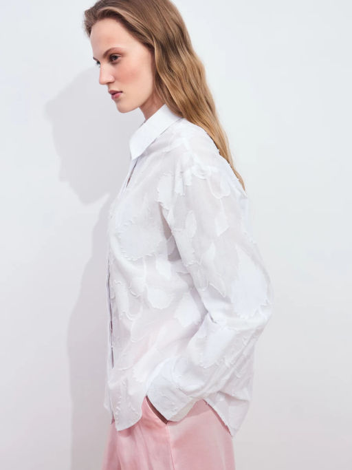 Свободная рубашка из хлопка ZR2605022005-2 / Zarina