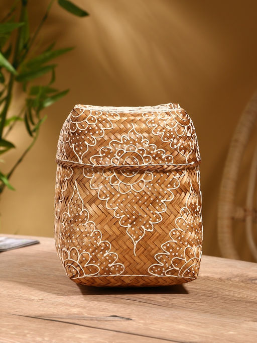 Корзинка плетёная «Марокко», 14×14×23 см