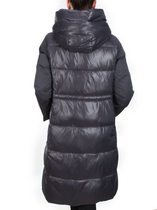 8986 DARK GRAY Пальто зимнее женское CORUSKY (200 гр. холлофайбера) - Fashion фото 5