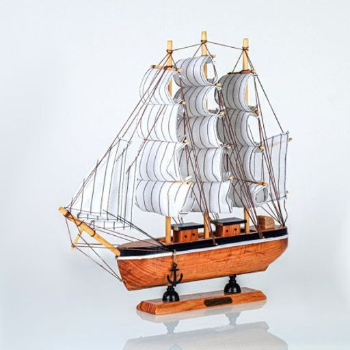 Макет парусного корабля 33х32 см / SH234G /уп 18/ - Галеонтрейд фото 2