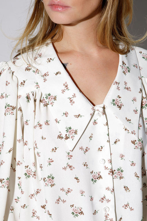 Блуза Pirs 5242 молочный фото 4