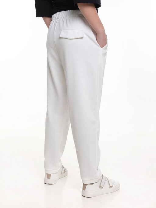 Брюки спортивные для девочки 22-3209 белый - Mini maxi фото 11