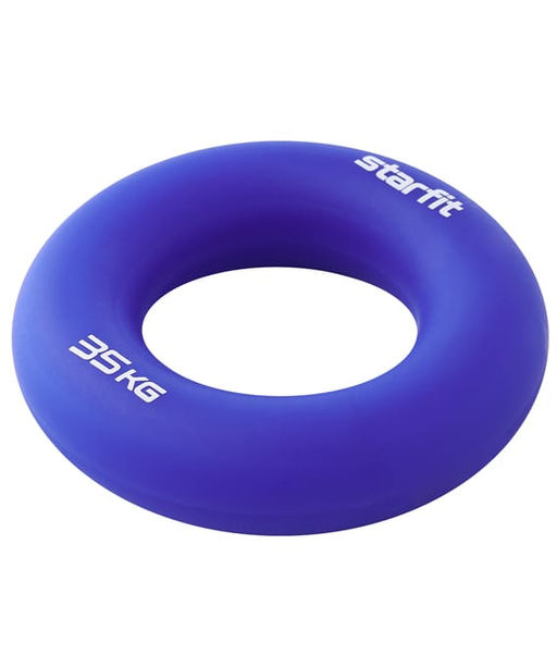 Эспандер кистевой STARFIT ES-404 кольцо, силикогель, d=8,8 см, 35 кг, темно-синий - Jogel фото 2