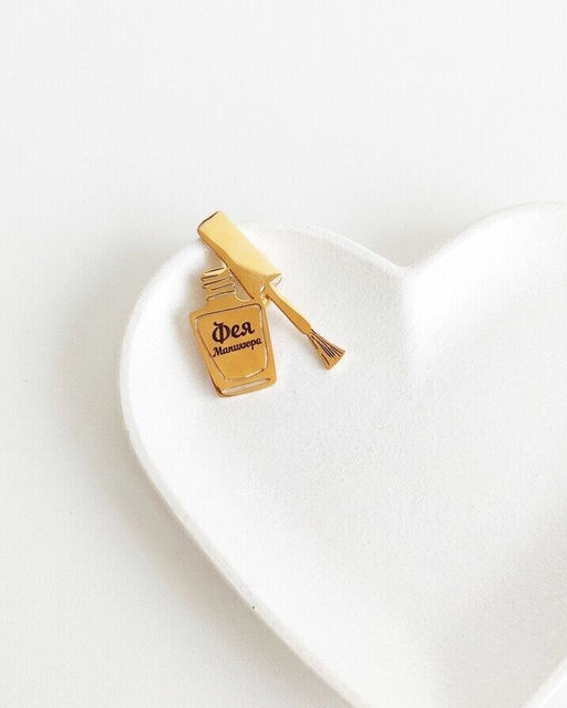 Брошь с гравировкой Фея Маникюра - Vel vett фото 13