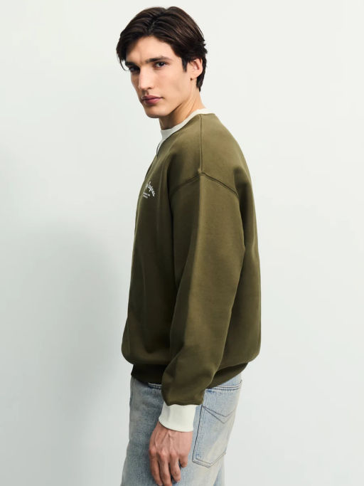 Толстовка с контрастным воротником / Zarina  фото 4