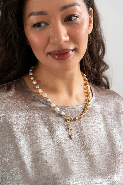 Блузка МД-2492 кофе - Angelika фото 4