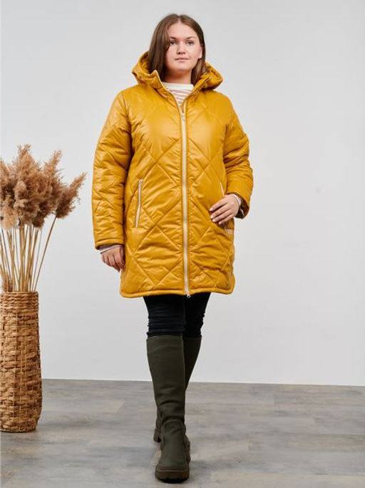 Полупальто Руди горчичный - Yollochka фото 2