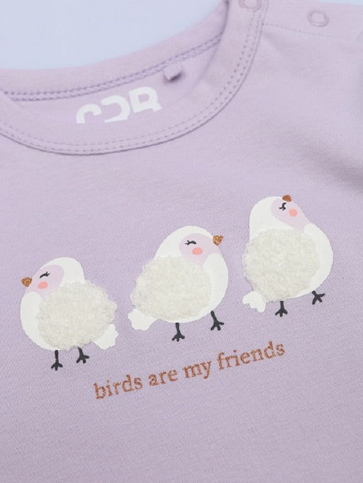 CRB wear / CWBG 64003-45-430 Футболка для девочки,лаванда  фото 2