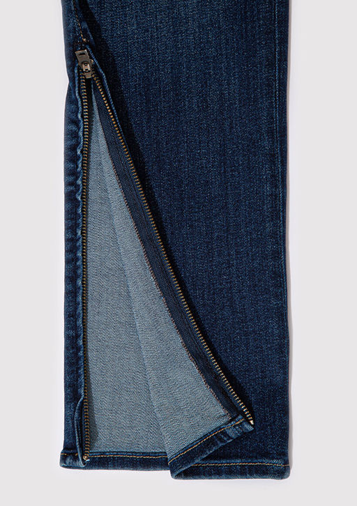 Rosina Adaptive Koyu Mavi Jean Pantolon  фото 6