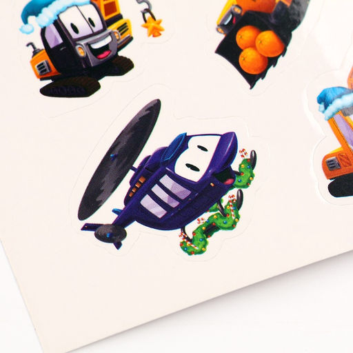 УЦЕНКА Блокнот - гравюра на новый год «Подарки», 10 листов, лист наклеек