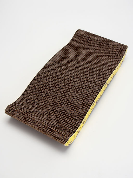 Когтеточка-лежанка «Пижон» из гофрокартона с кошачьей мятой «ГТО», 44.5×21.5×5.5 см