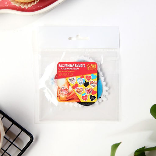 Вафельные картинки съедобные Котики для капкейков, торта KONFINETTA, 15 шт. - Simaland фото 2