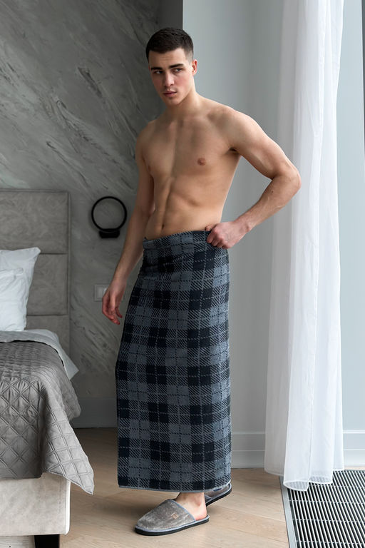 Полотенце махровое Английская клетка