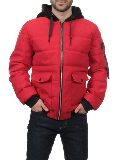 2172 RED Куртка мужская зимняя облегченная (150 гр. холлофайбер)