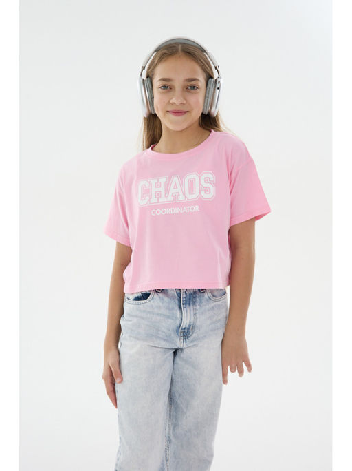 Футболка "Хаос" розовый детская