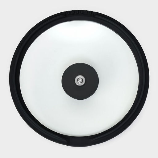 Крышка Magistro, d=20 см, со сливом, с силиконовым ободком и ручкой, жаропрочное стекло