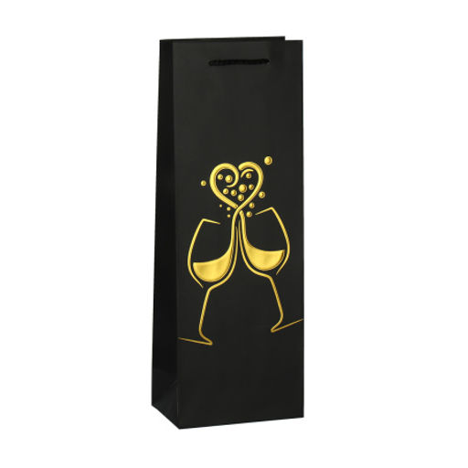 Пакет подарочный 36х12,8х8,4 / С145 /уп 12/720/под бутылку микс - Галеонтрейд фото 5