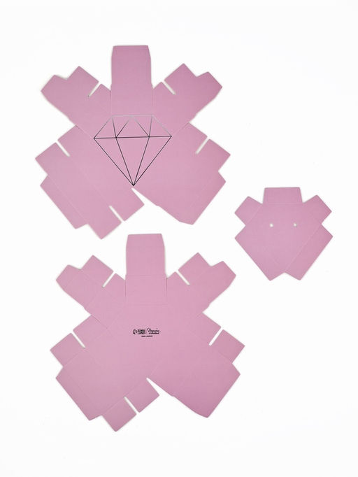 Цена за 5 шт. Коробка подарочная под бижутерию Лавандовая, тиснение, 10?9?3.5 см