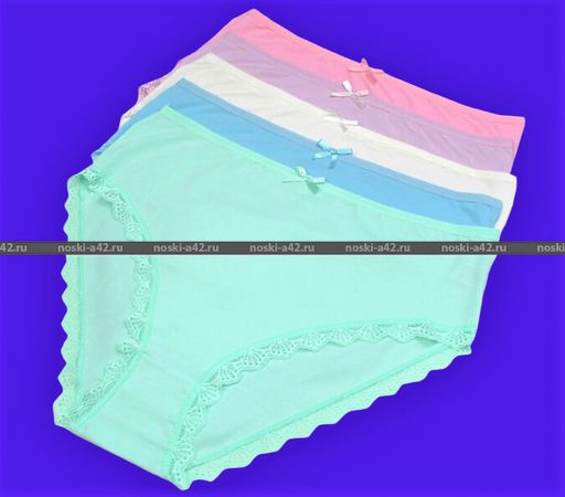 Цена за 5 шт. Трусы женские Турция большие размеры арт. 16301 (110697, 63997) БЕЛЫЕ 7XL (58-60) - For you фото 7