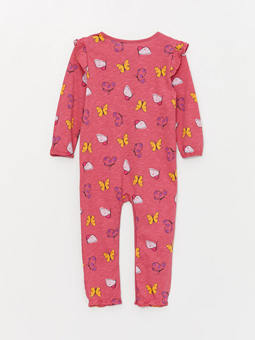 Bisiklet Yaka Desenli K?z Bebek Tulum - Waikiki фото 2