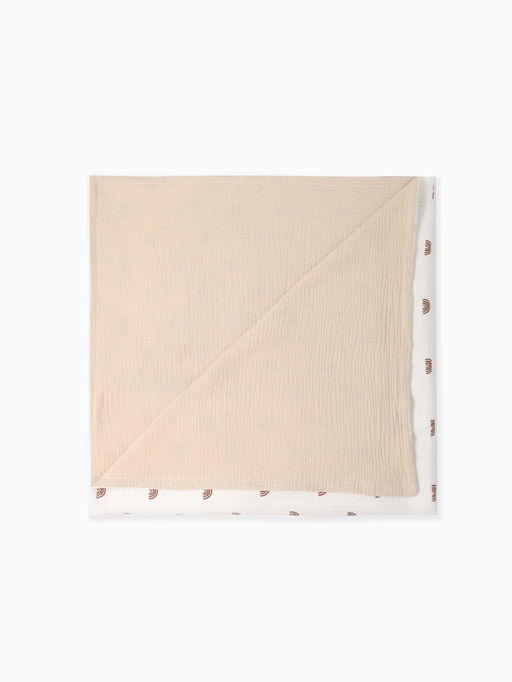 Покрывало Крошка Я «Радуга» 100×130 см, муслин, 4 слоя, хлопок 100%