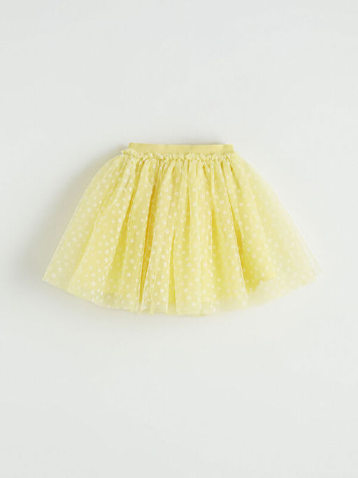 Desenli K?z ?ocuk T?t? Etek