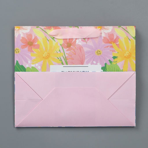 Пакет крафтовый с пластиковым окном Ты прекрасна, 24 20 11 см - Дарите счастье фото 7