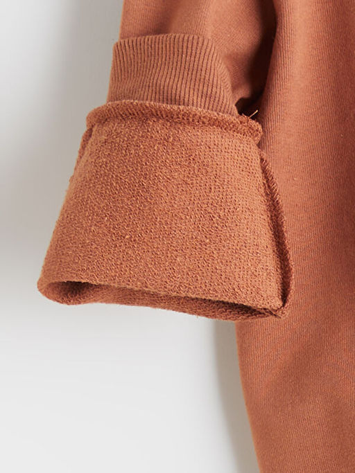 Bisiklet Yaka Bask?l? K?z ?ocuk Sweatshirt 2li