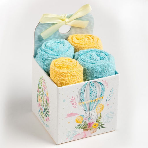 Набор декоративных махровых салфеток Этель Светлая пасха 30х30 см-4шт, хлопок, 340 г/м2  фото 14