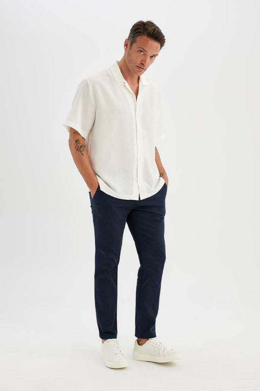 Брюки-чиносы из твила из парусины - Defacto фото 2