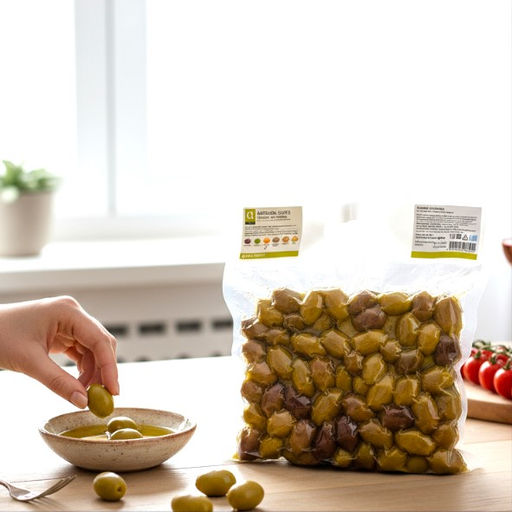 А-серия. Оливки Арголида с косточкой, Греция, вакуум, 1кг