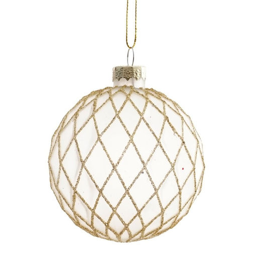 Украшение новогоднее "Шар", L8 W8 H9 см, 2в.