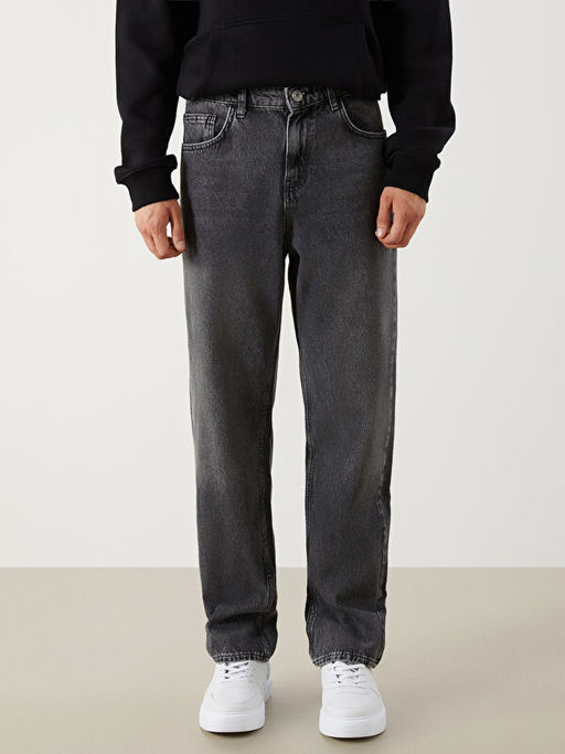 Baggy Fit Erkek Jean Pantolon