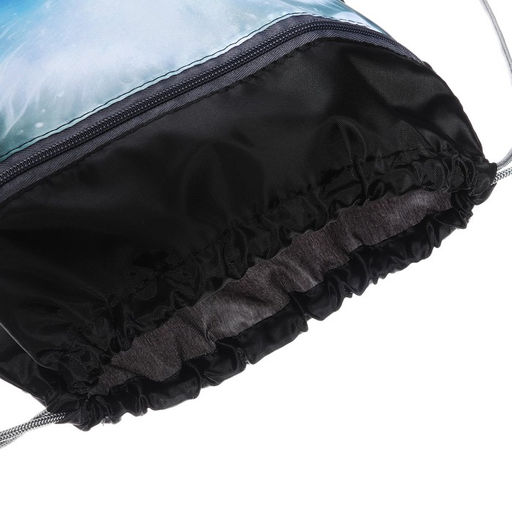 Мешок для обуви с карманом 420 х 340 мм, Calligrata МСО-7С, (мягкий полиэстер, плотность 210D), Пушистый дружок песик  фото 5