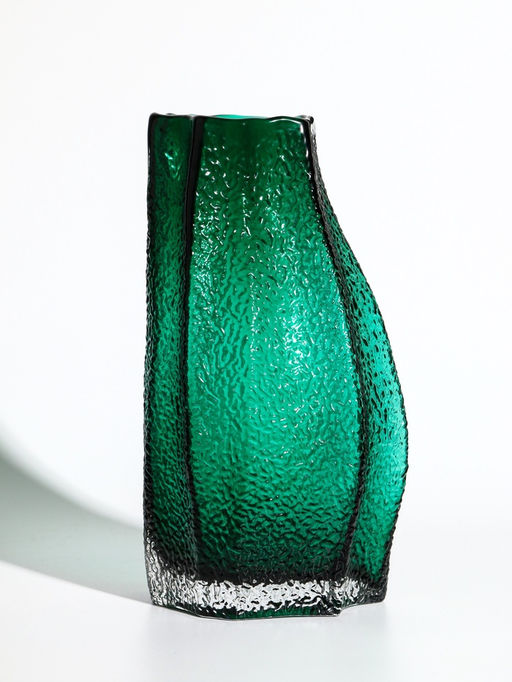 Ваза «Дженис», 25×12×8 см, стекло, зелёная