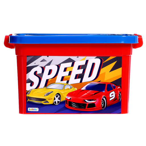 Контейнер для хранения игрушек «Крутые тачки», 6,5 л