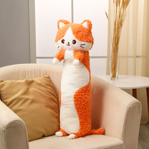 Мягкая игрушка Кот-батон, 80 см, цвет оранжевый - Simaland фото 3