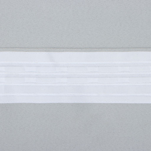 Штора портьерная «Этель», 250×265 см, светло-серая, блэкаут