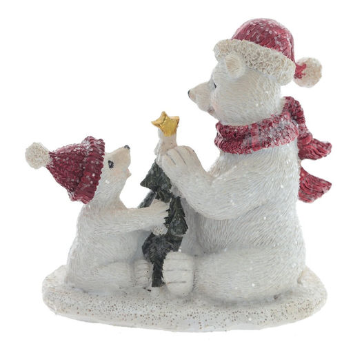 Фигурка декоративная "Медвежата", L8 W5,5 H8 см