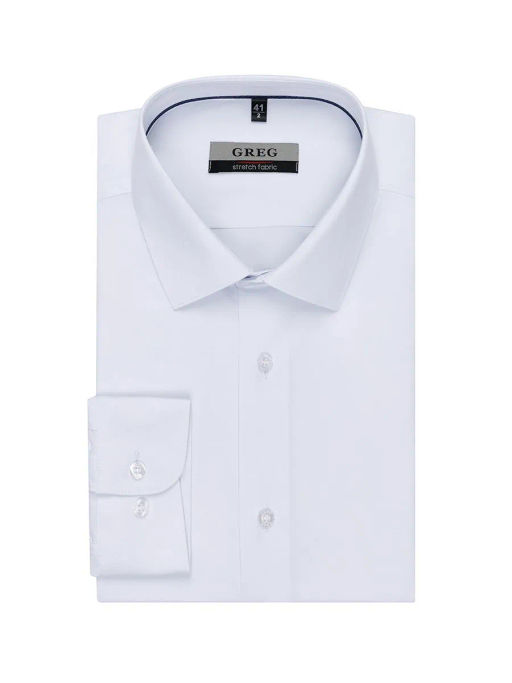 Сорочка мужская длинный рукав GREG 100/237/0197/Z/1p STRETCH_TW