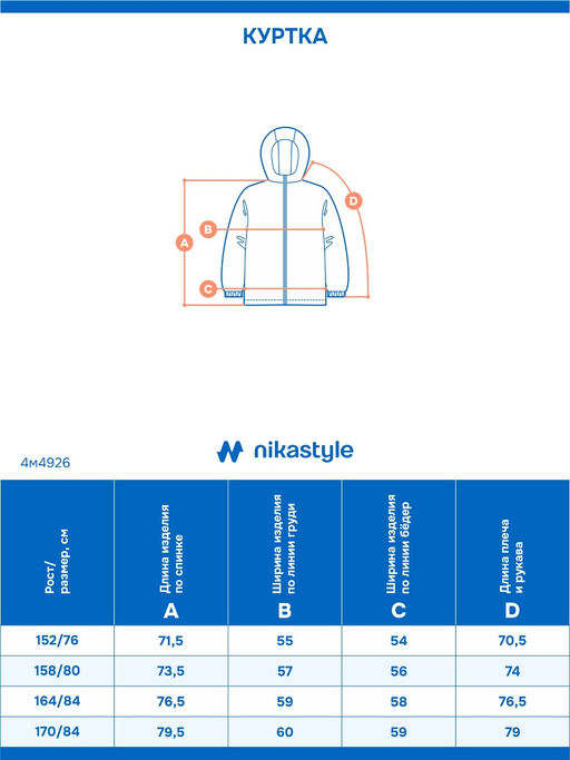 Куртка 4м4926 черный - Nikastyle фото 2