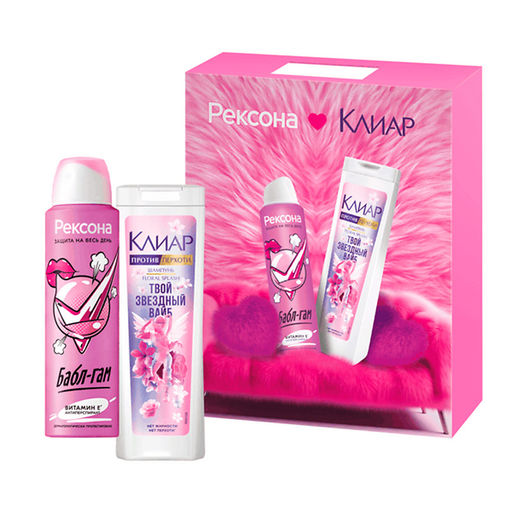 РЕКСОНА+КЛИАР набор TEENS (део-спрей 150мл+шампунь 200мл)