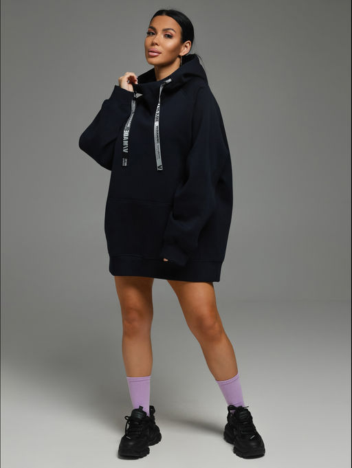 Камелия худи женское (черный собачка) - Lovetex фото 19