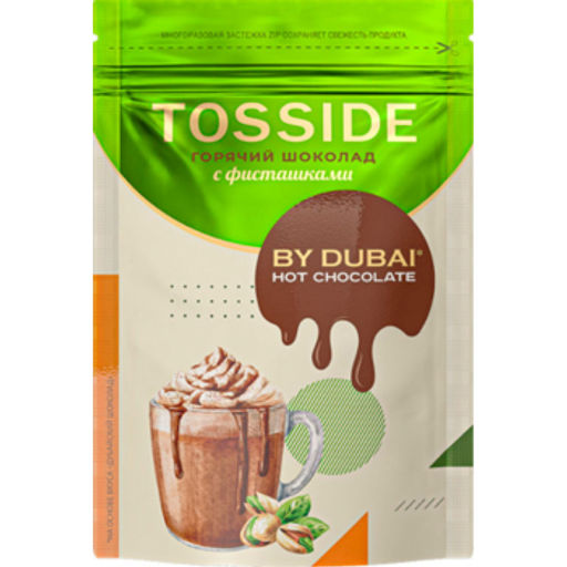 ВС.Какао-напиток TOOSSIDE Дубайский гор шок с фисташ 180г