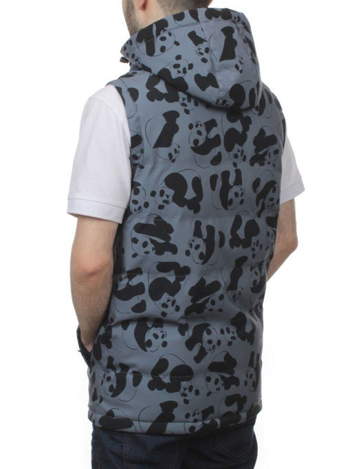2118 GRAY Жилет мужской (100 гр. синтепон) - Fashion фото 7